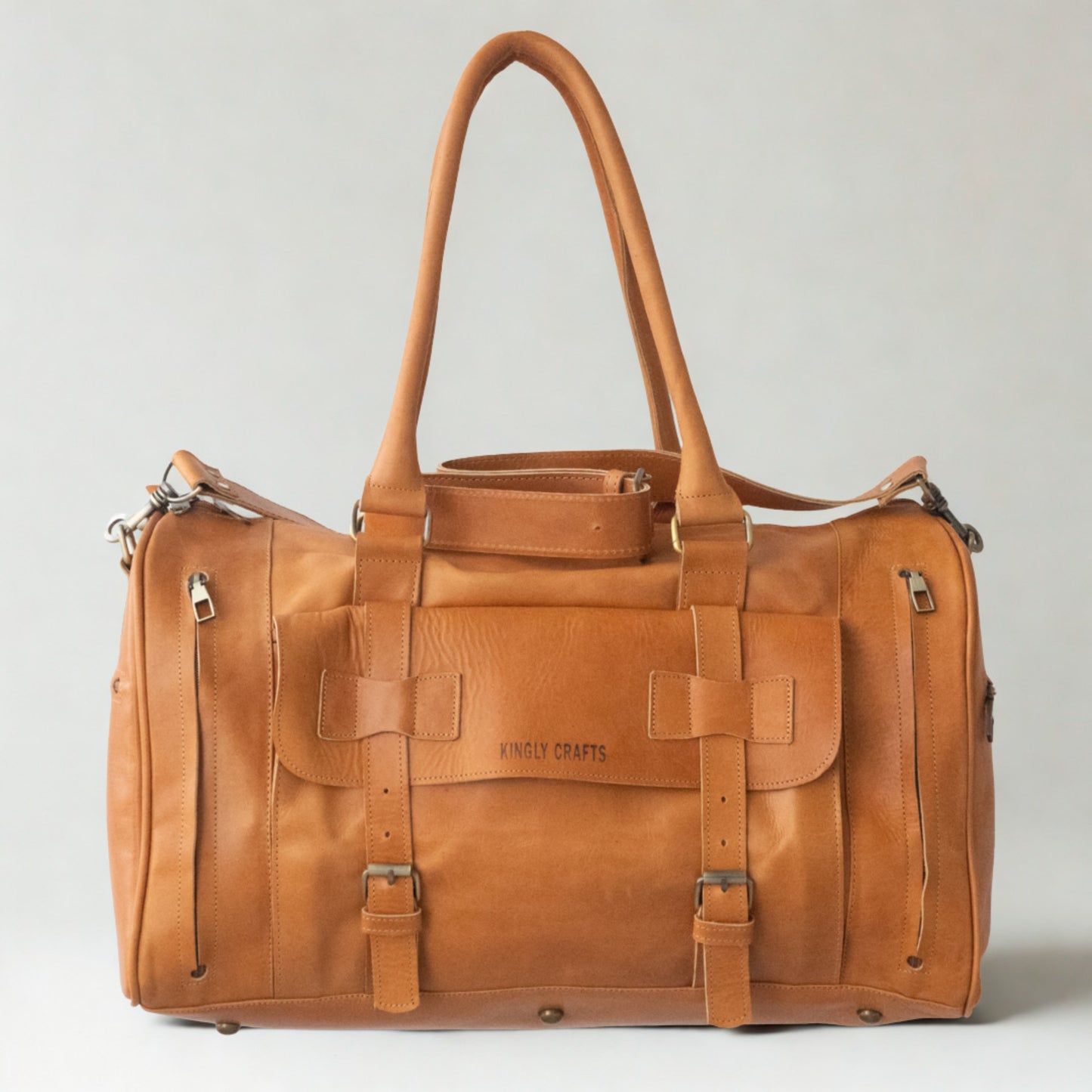 Atlas Escape Leather Weekender Bag