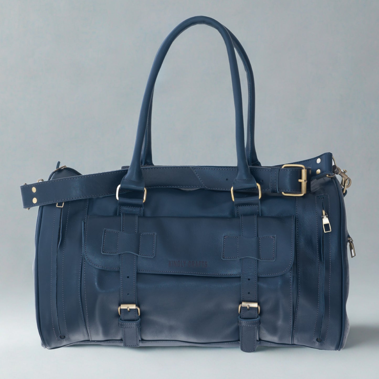 Atlas Escape Leather Weekender Bag