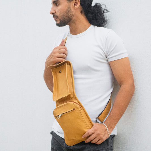 Tangier Adventurer Leather Sling Bag