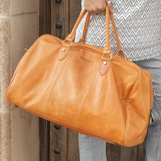 Sahara Voyager Leather Duffel Bag