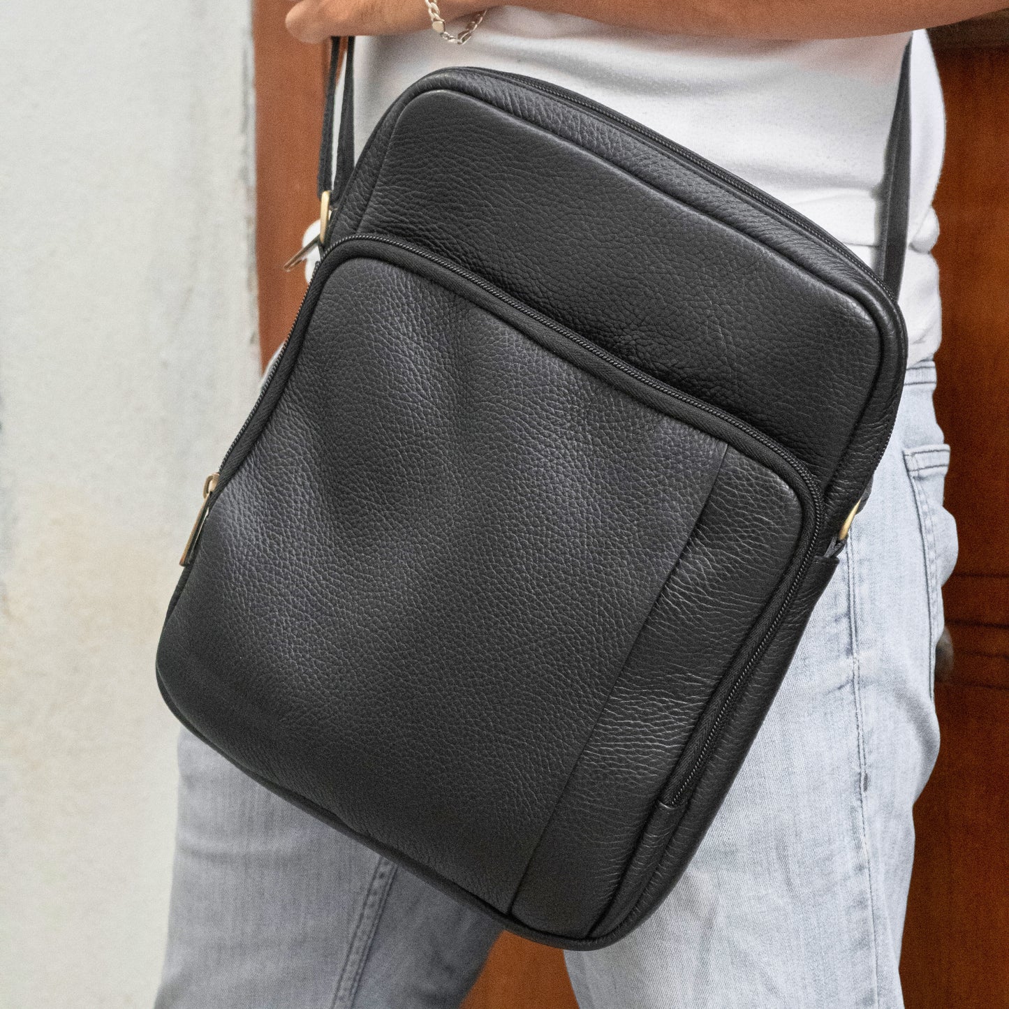 Rabat Heritage Leather Messenger Bag