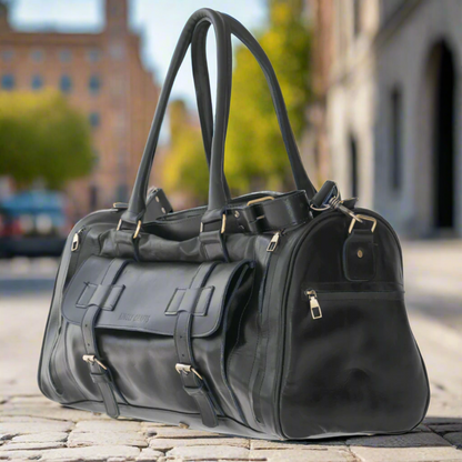 Atlas Escape Leather Weekender Bag