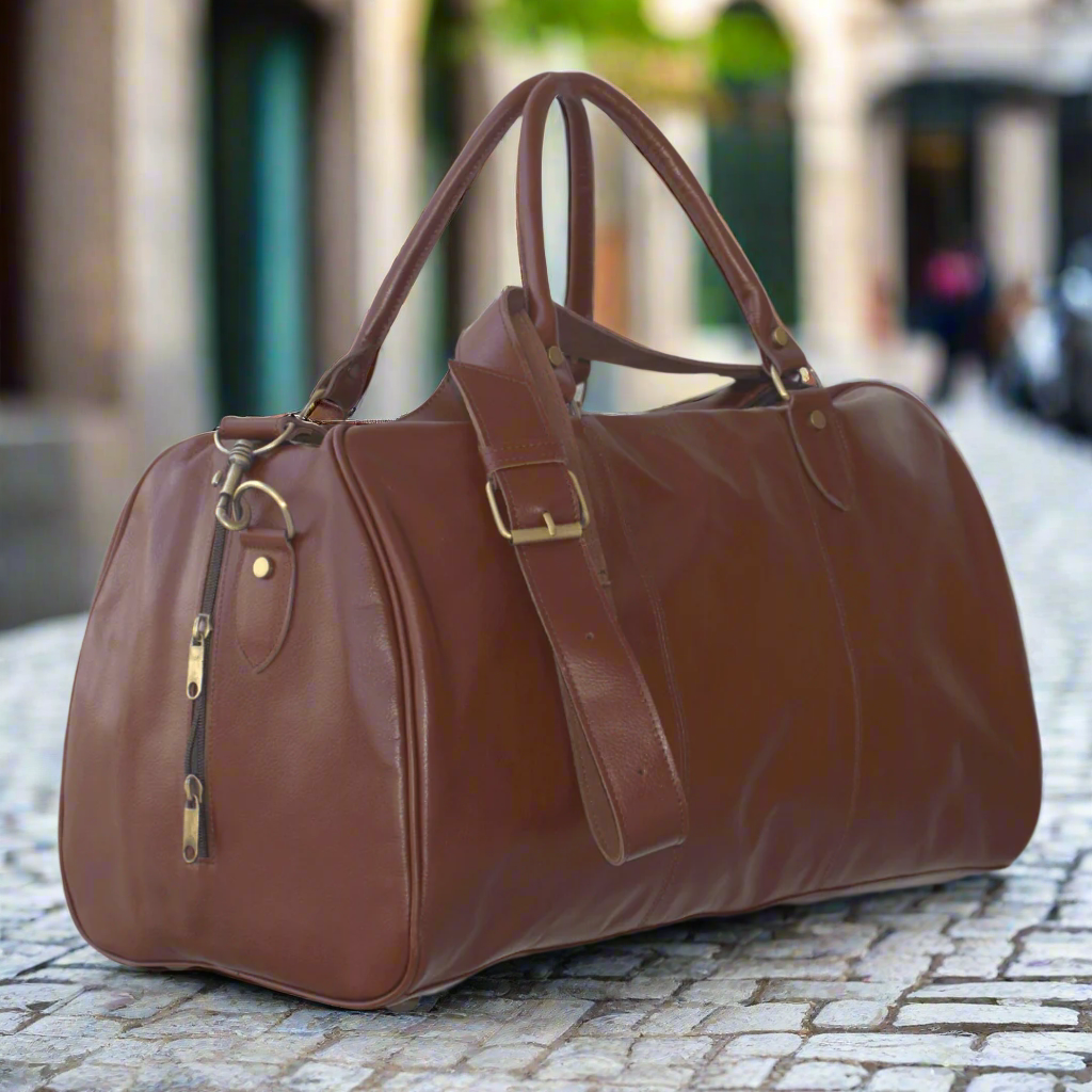 Sahara Voyager Leather Duffel Bag