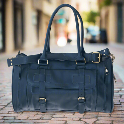 Atlas Escape Leather Weekender Bag