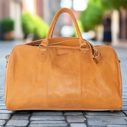 Sahara Voyager Leather Duffel Bag