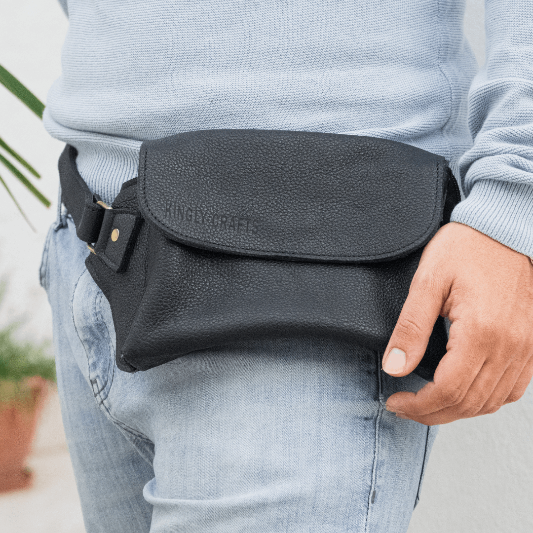 Oasis Waist Leather Bag