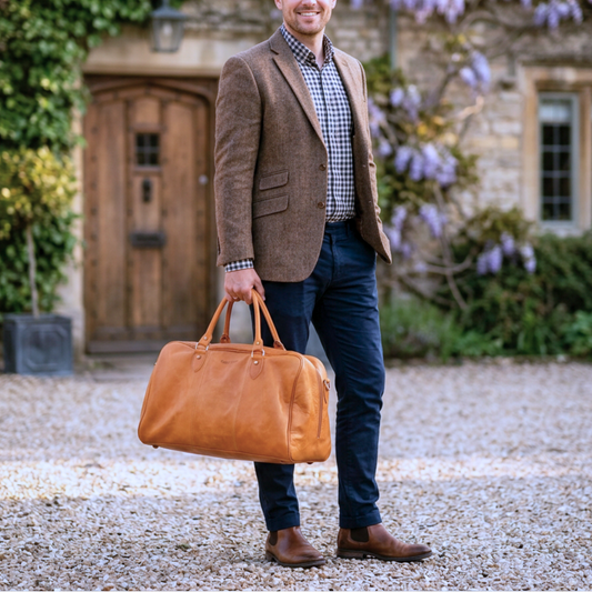 Sahara Voyager Leather Duffel Bagg